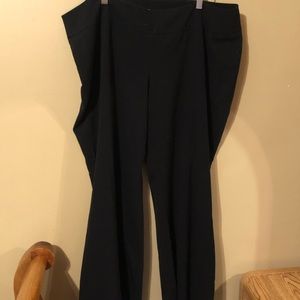 Black Bootcut/Flare Pull-on Pants